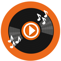 Pastille musique orange